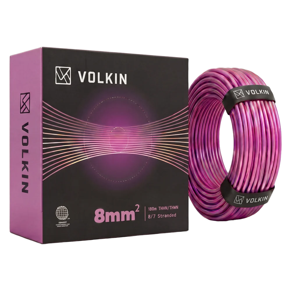 VOLKIN 8mm&sup2; THHN/THWN box front (8/7 stranded)